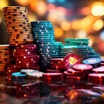 Stack-of-colourful-poker-chips